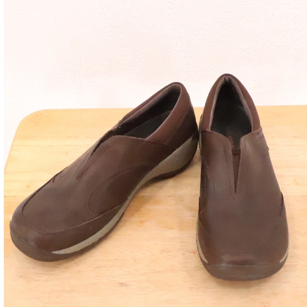 Merrell Encore QForm 2 Leather Moc Slip On Shoes Womens Size 7.5 Walking Comfort